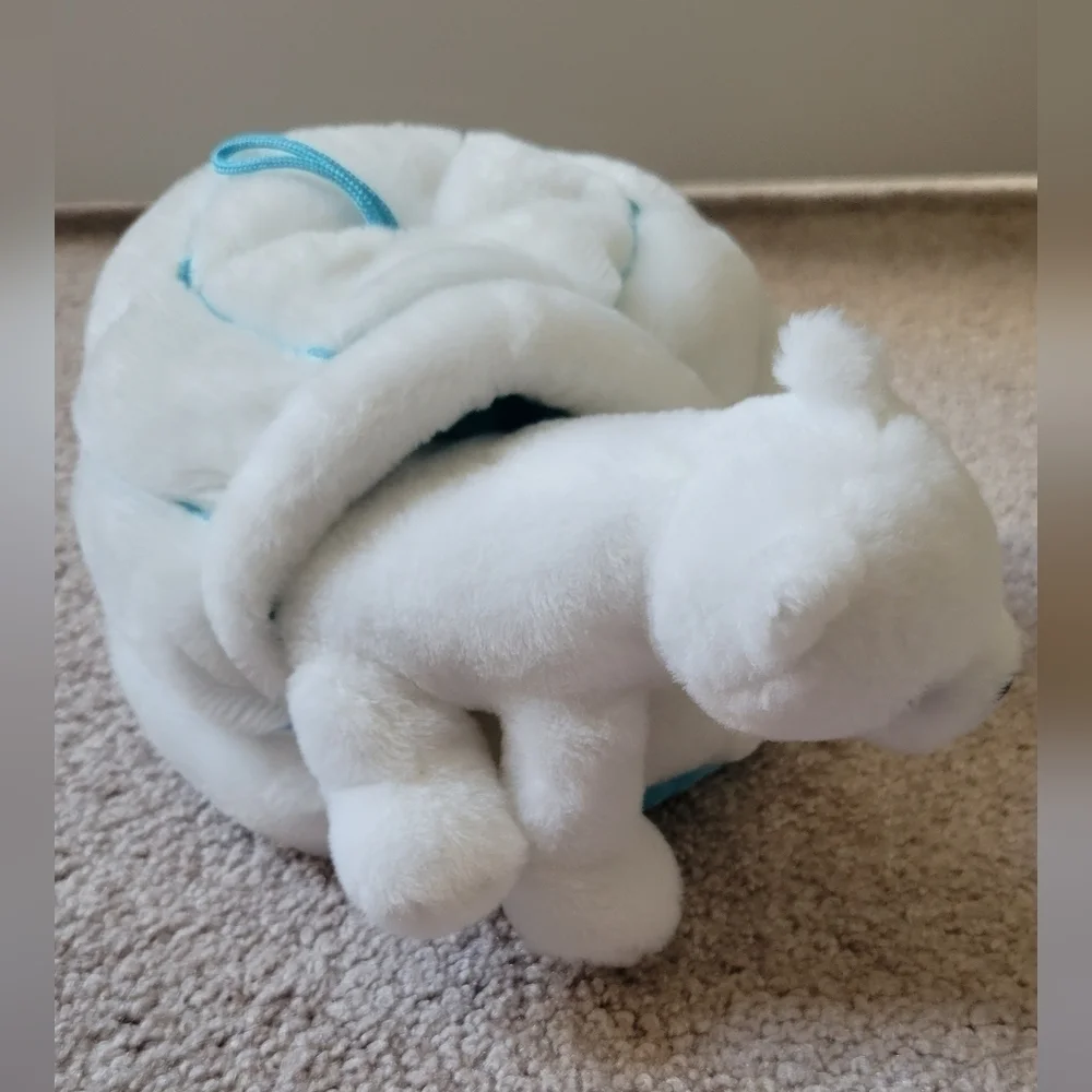 Igloo with bear soft toy